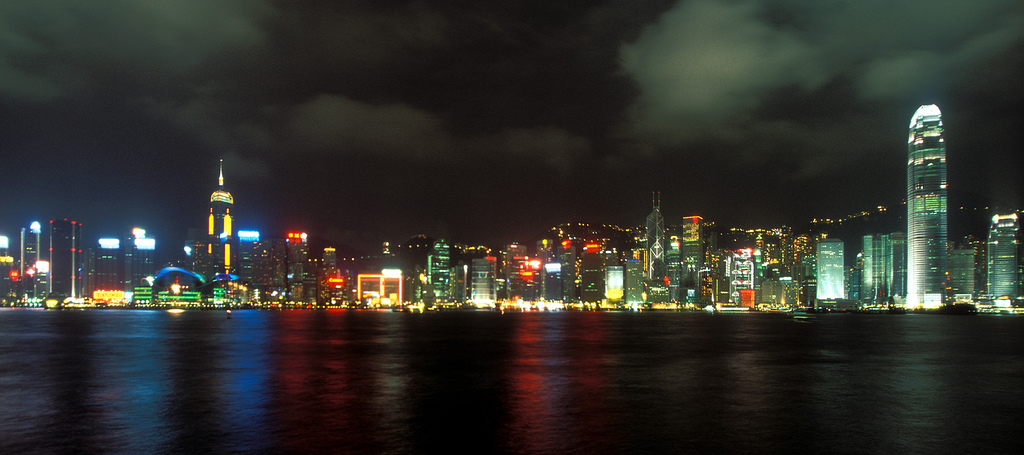 LASZLO ILYES  Colorful Hong Kong Island