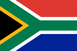 south african flag graphic