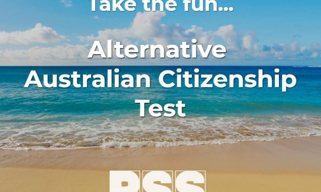 Try the fun PSS Alternative Australian Citizenship Test