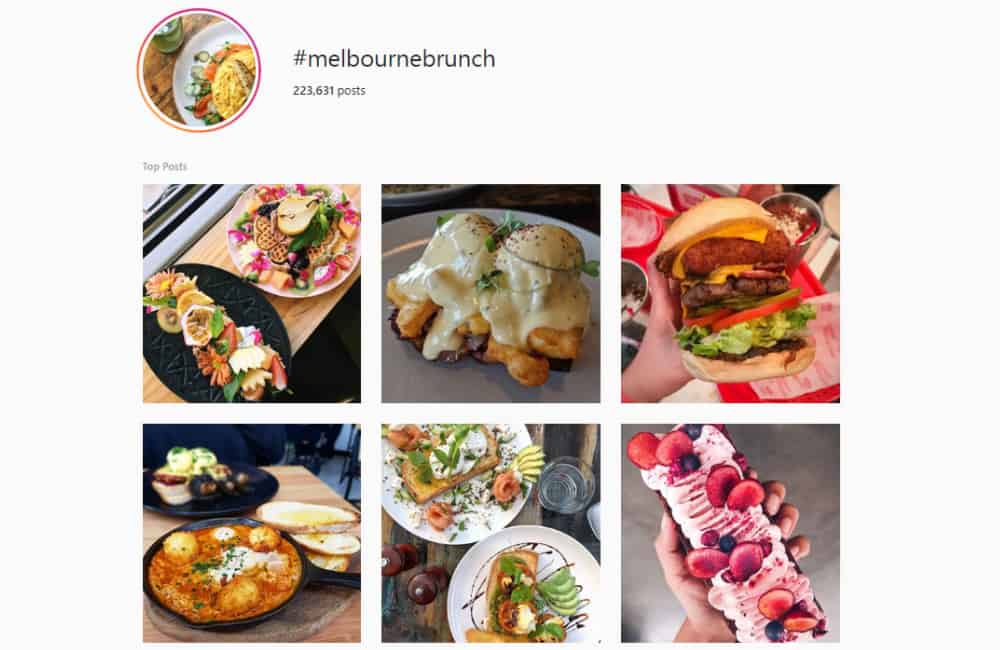 Melbourne brunch - famous on Instagram!