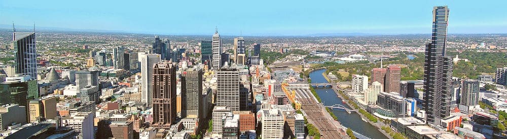Melbourne panorama city jobs