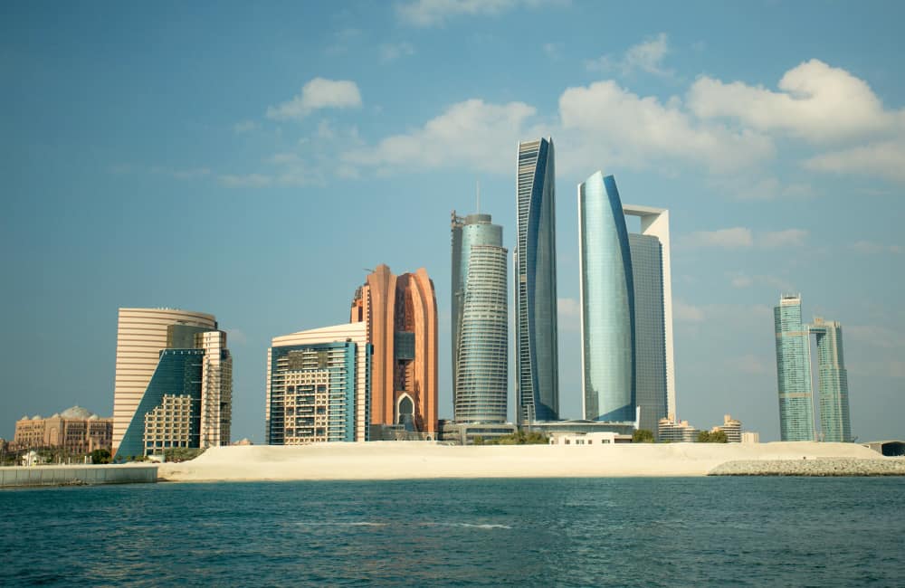 Abu Dhabi skyline UAE