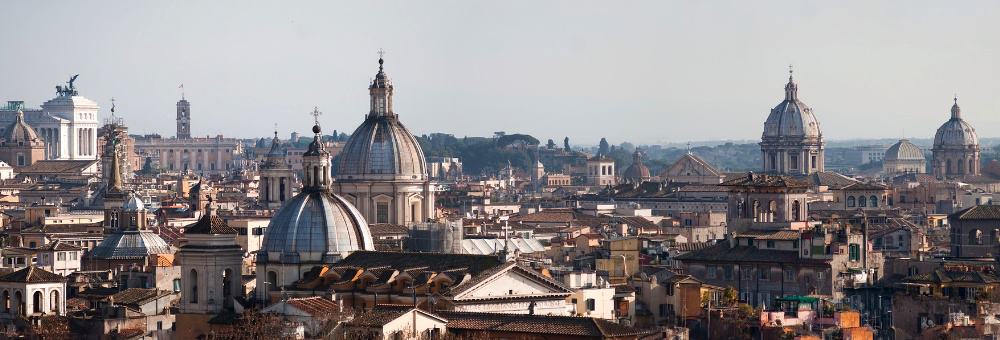 Rome architecture panorama