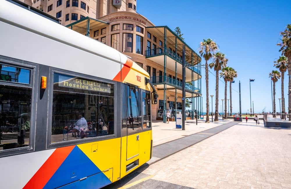 Adelaide-Public Transport-Beach-Tram-Summer