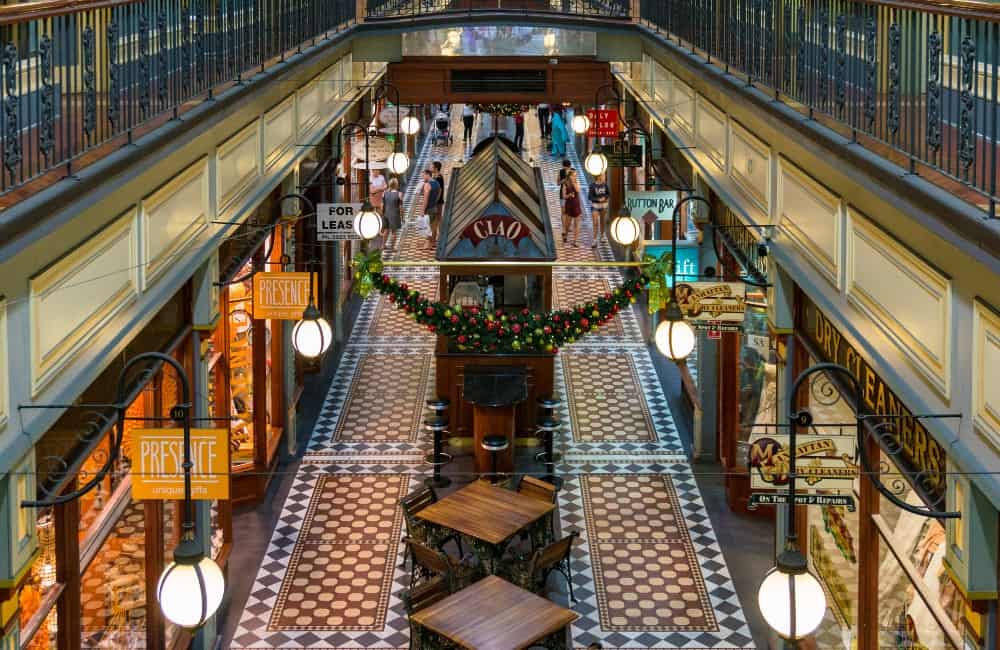 Adelaide-Shopping Mall-Adelaide Arcade-South Australia