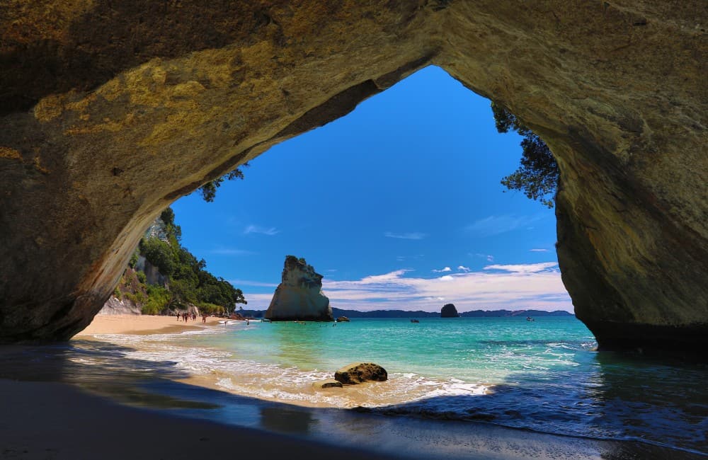 New Zealand-Cathedral Cove-