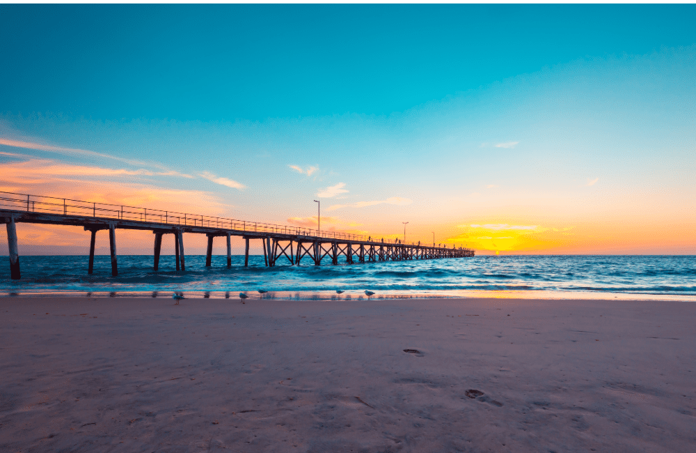 South Australia-Beach-Port Noarlunga-Sunset