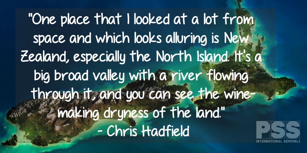 Chris Hadfield new zealand quote north island