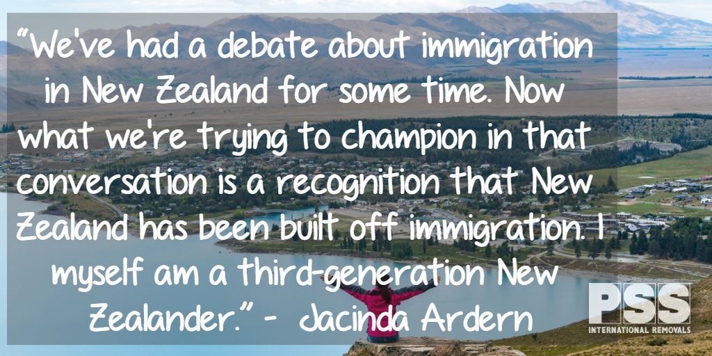 Jacinda Ardern quote on NZ immigration