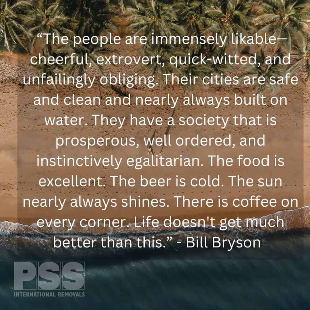 Bill Bryson Quote on Australia '