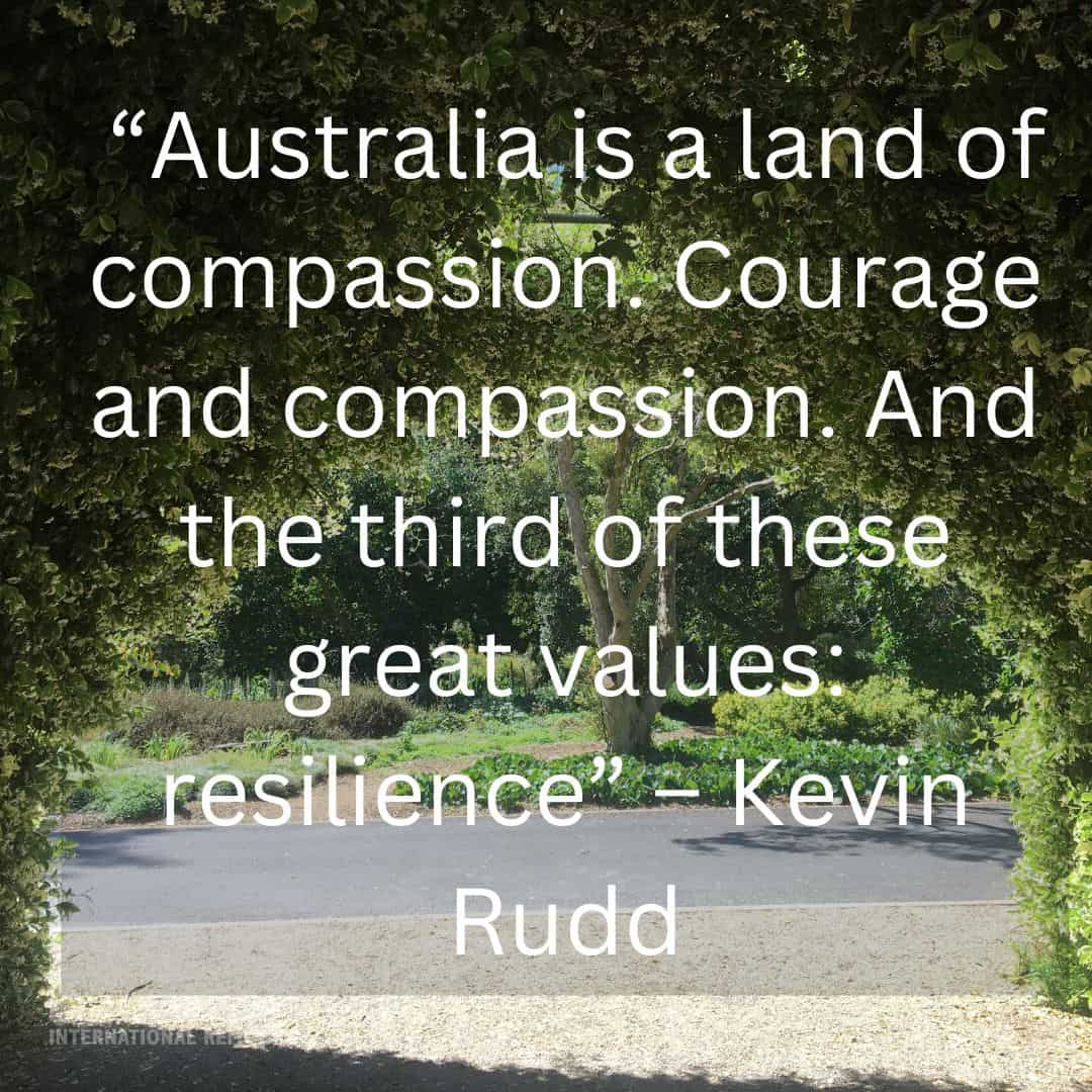 Kevin Rudd Quote on Aus