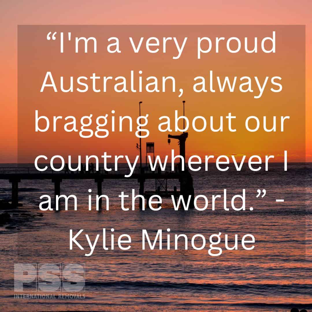 Kylie Minogue Quote on Australian pride