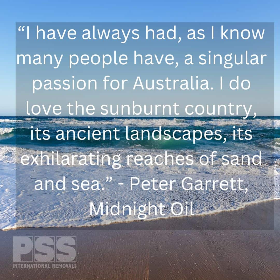 Peter Garrett Midnight Oil Quote on Australia