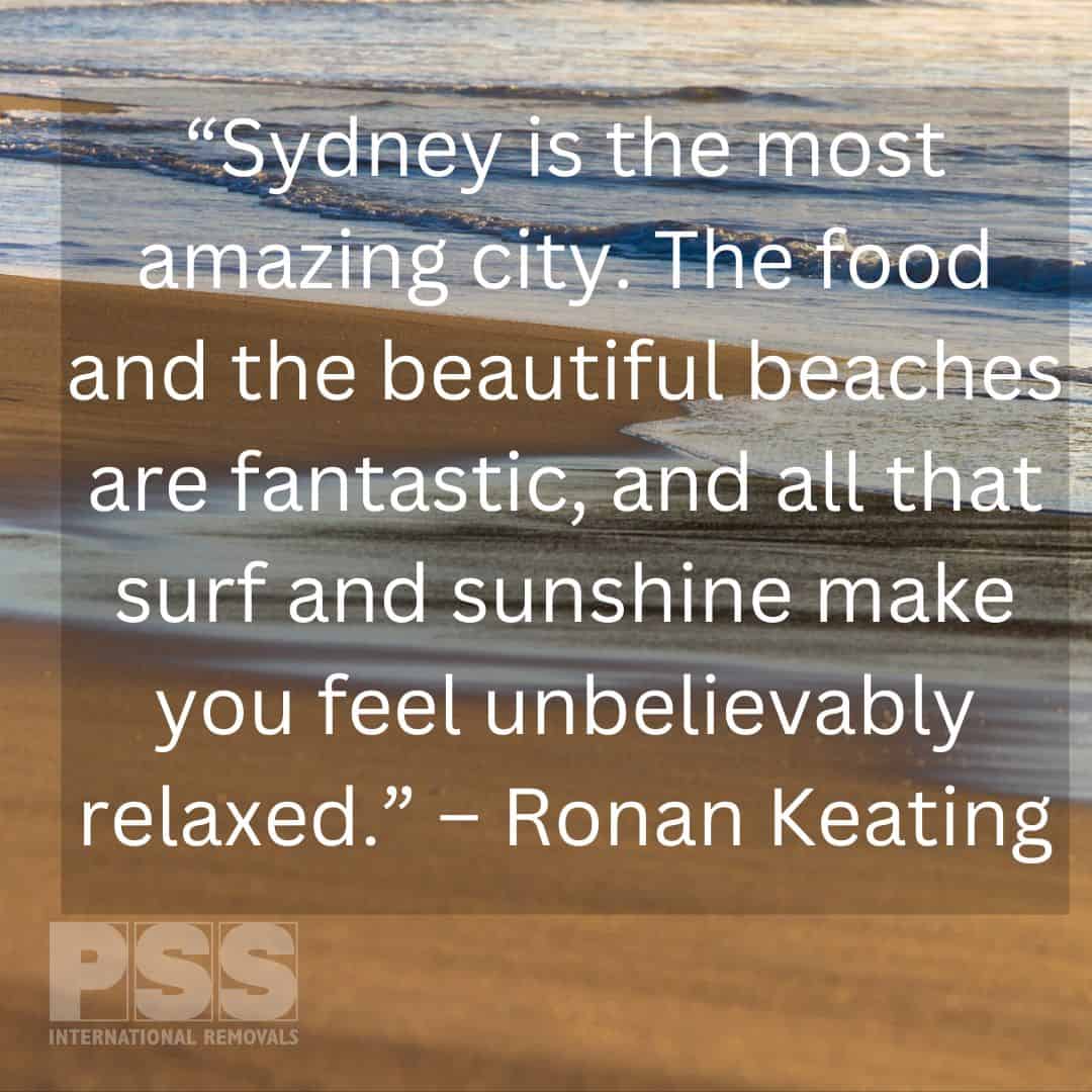 Ronan Keating Quote on Australia