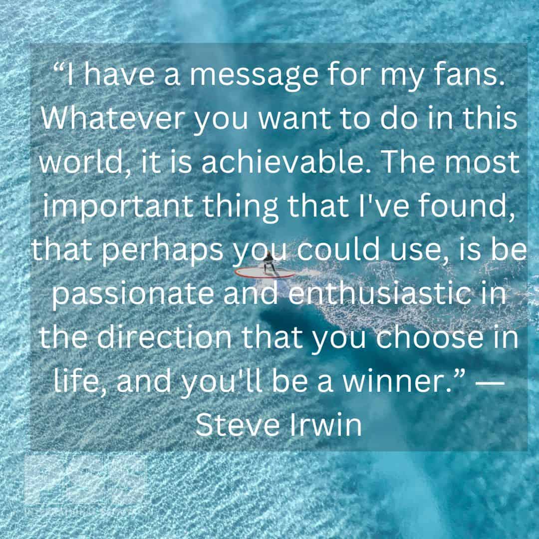 Steve Irwin quote on Australia