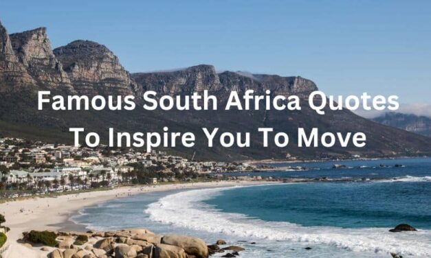 The Best Quotes About South Africa To Inspire You To Visit Or Move