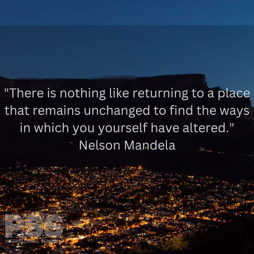 Quote about SA from Nelson Mandela