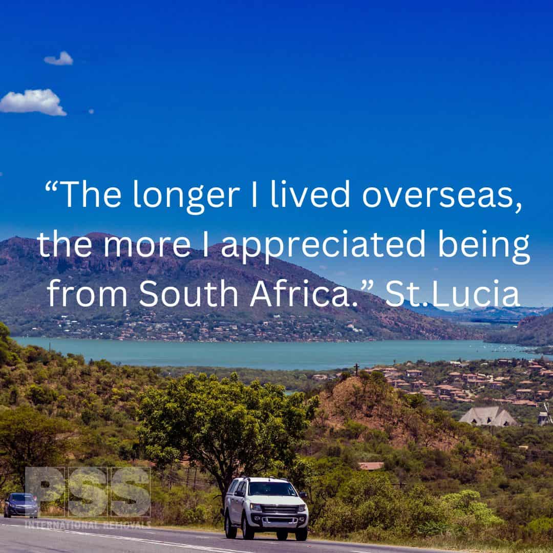 St.Lucia Quote about South Africa