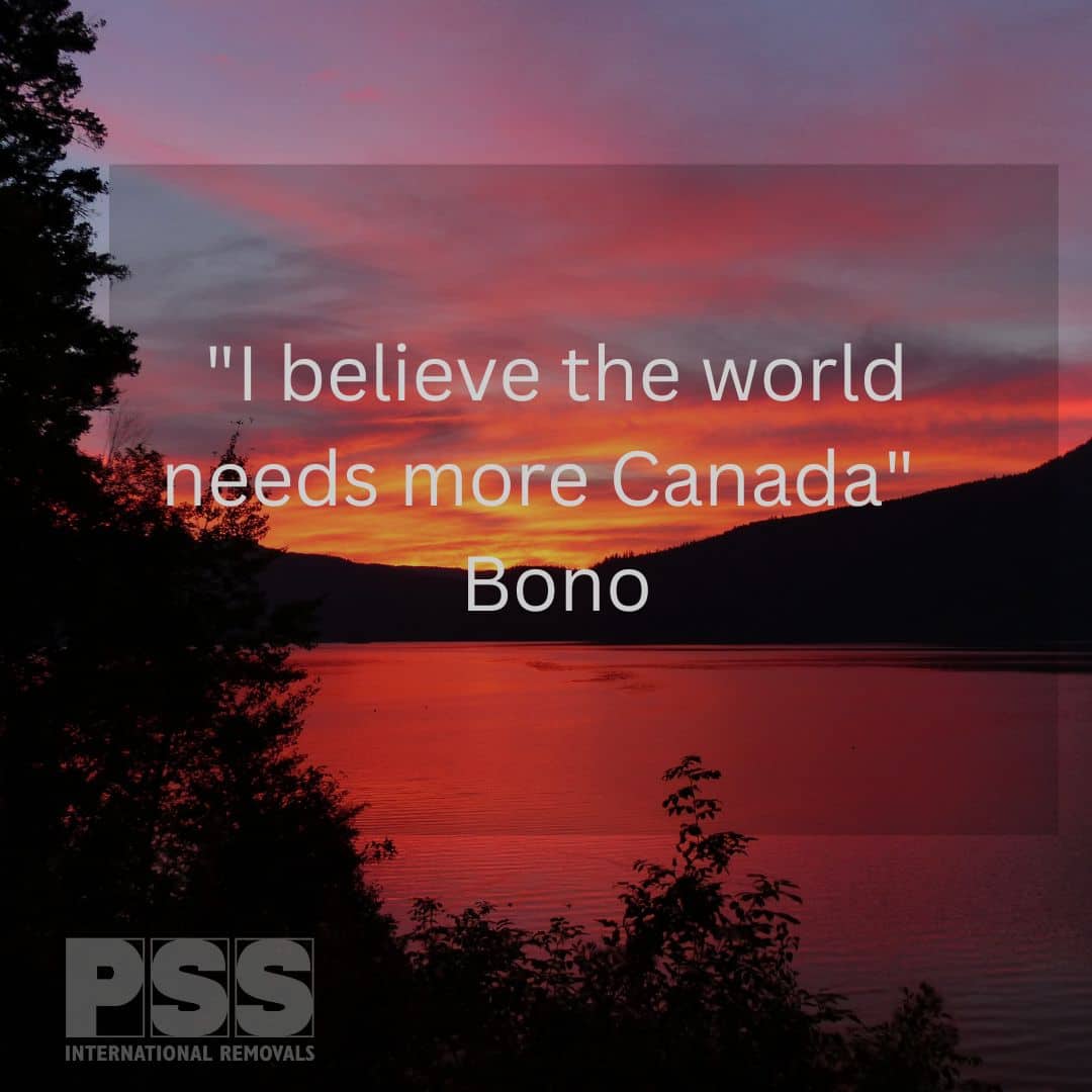 Bono quote about Canada