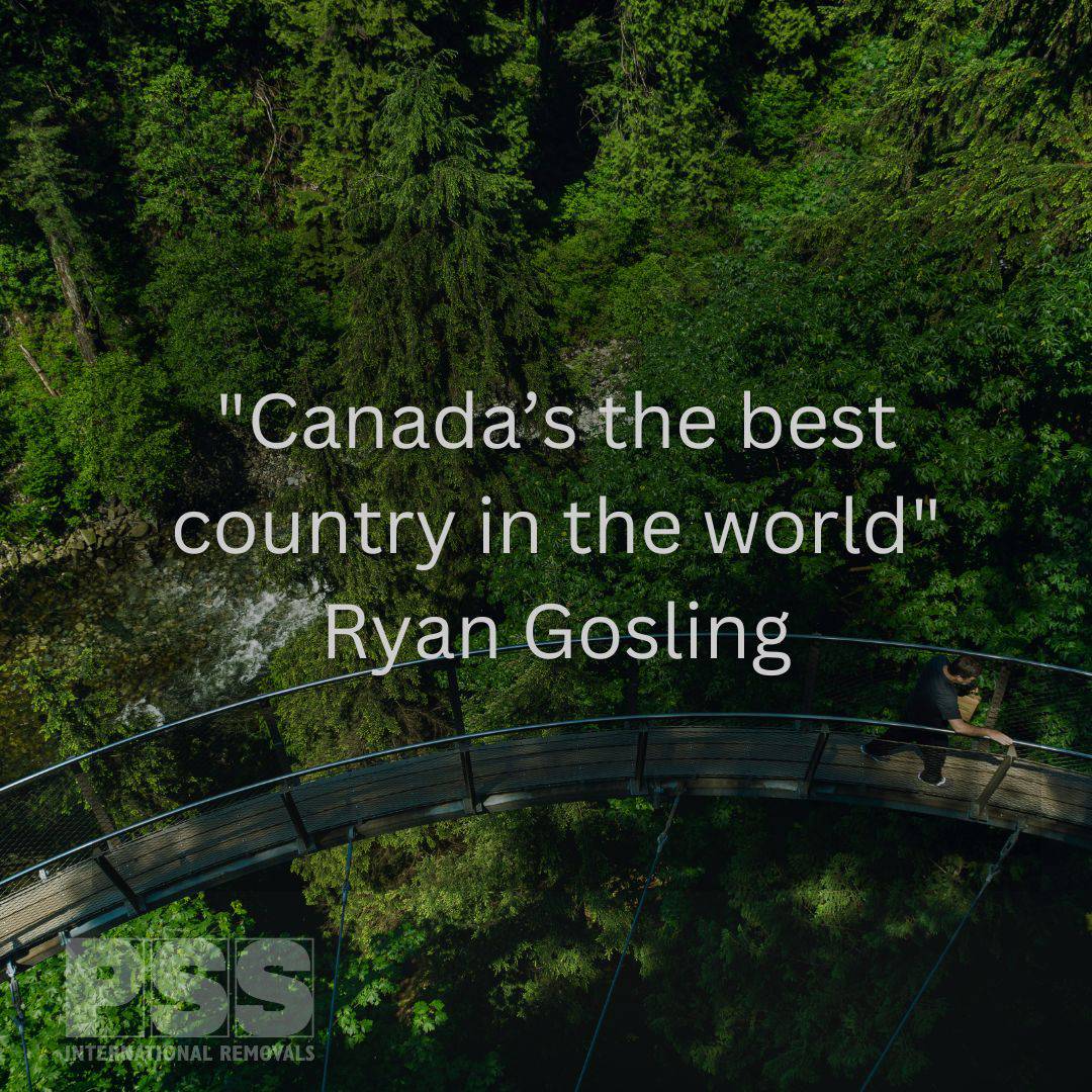 Ryan Gosling Quote about Canada