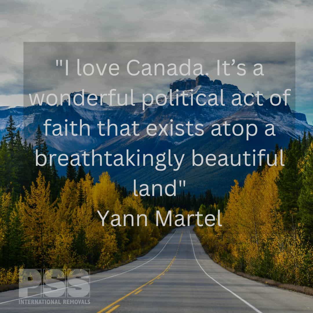 Yann Martel Quote aobut Canada